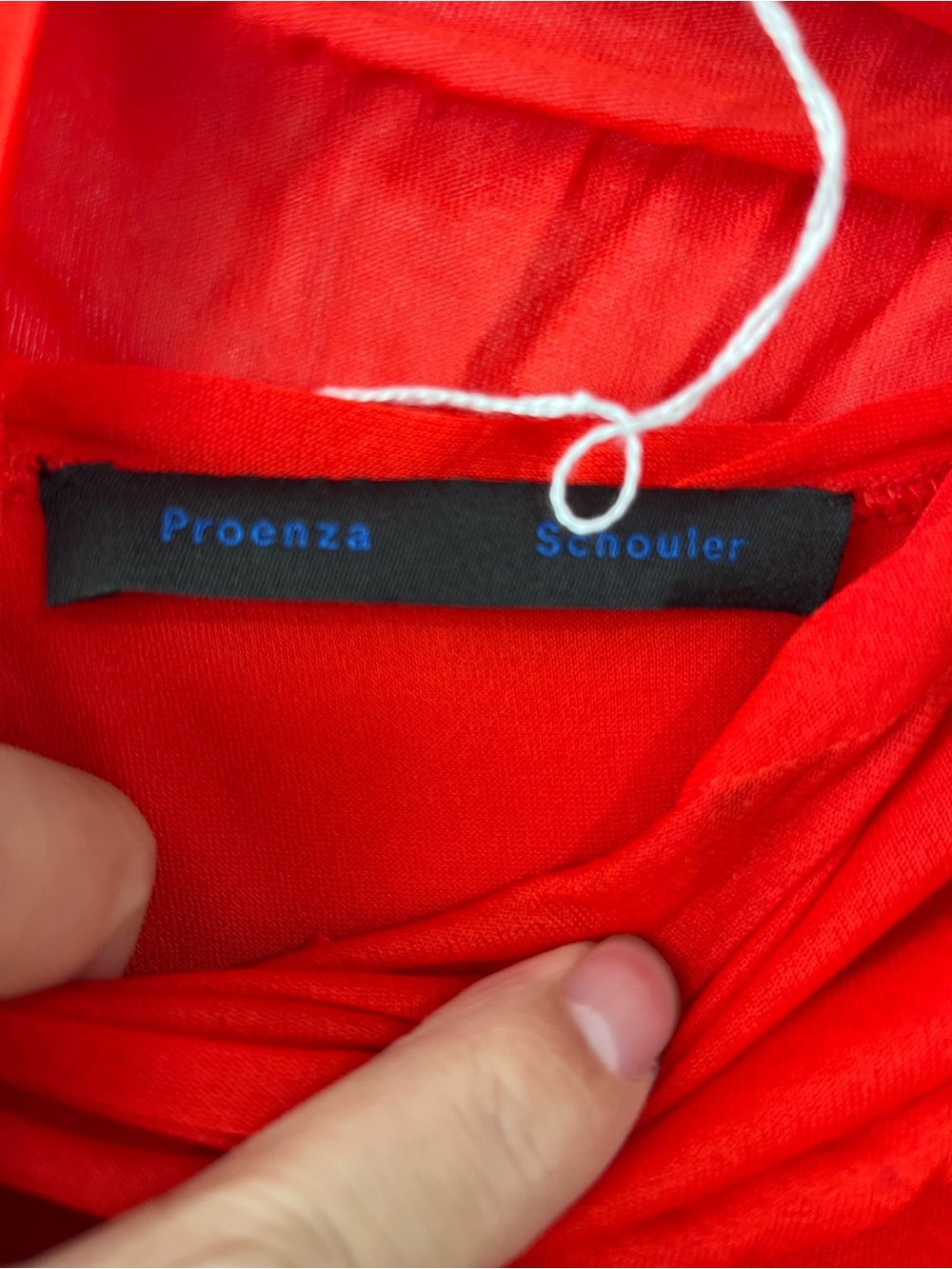 Red High-Neck Sheer Maxi Dress - Picture 8 of 8
